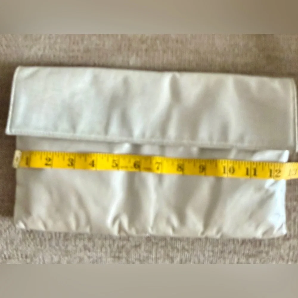 Vintage‎ Bags Clutch by Pinky Leather Creampuff Color Envelope Clutch